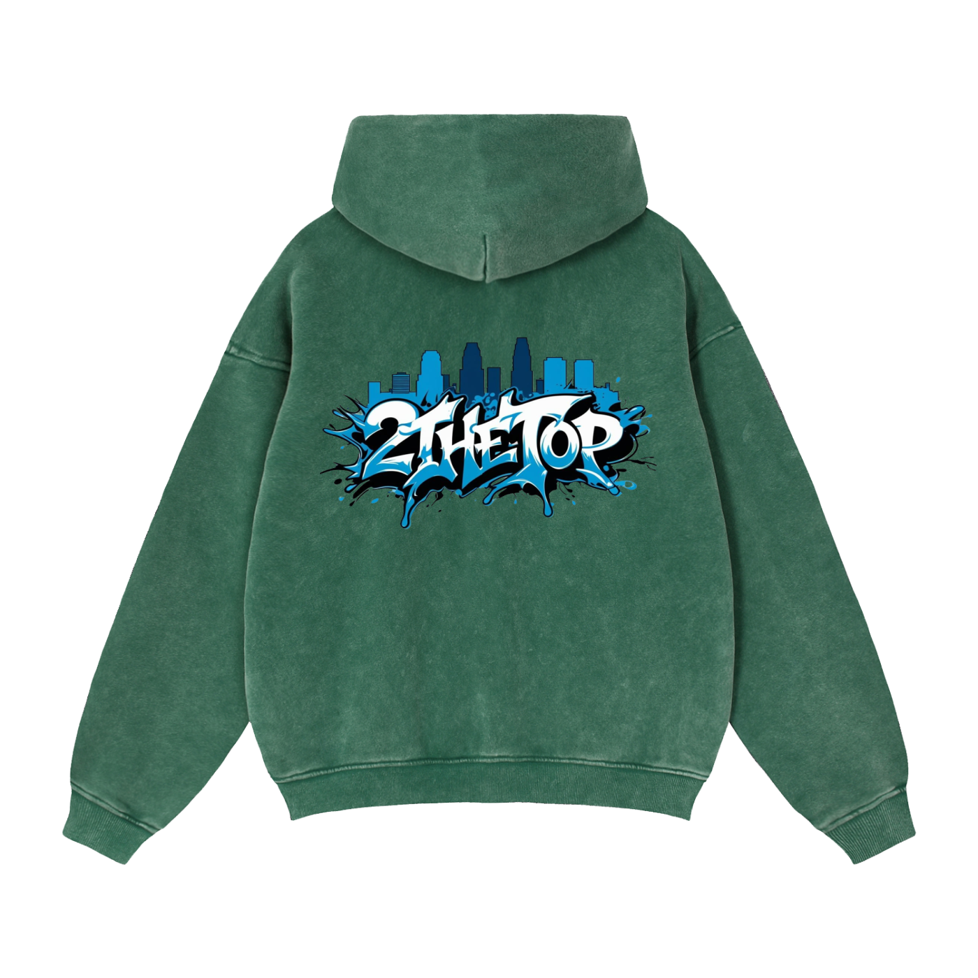 Zip-Through Boxy Fleece Hoodie