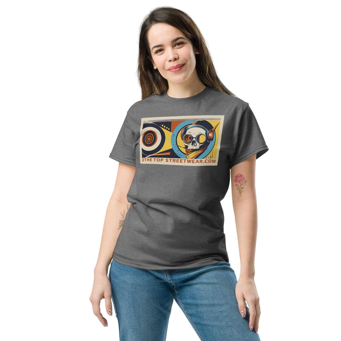 2TheTopStreetWear.com 006 Skull Face Tee