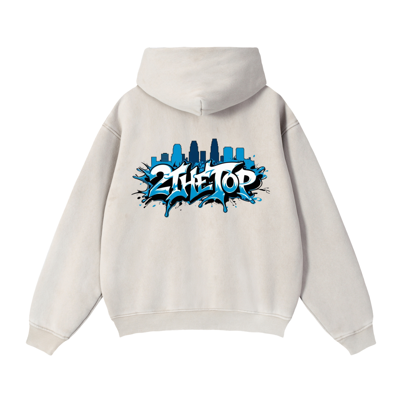 Zip-Through Boxy Fleece Hoodie