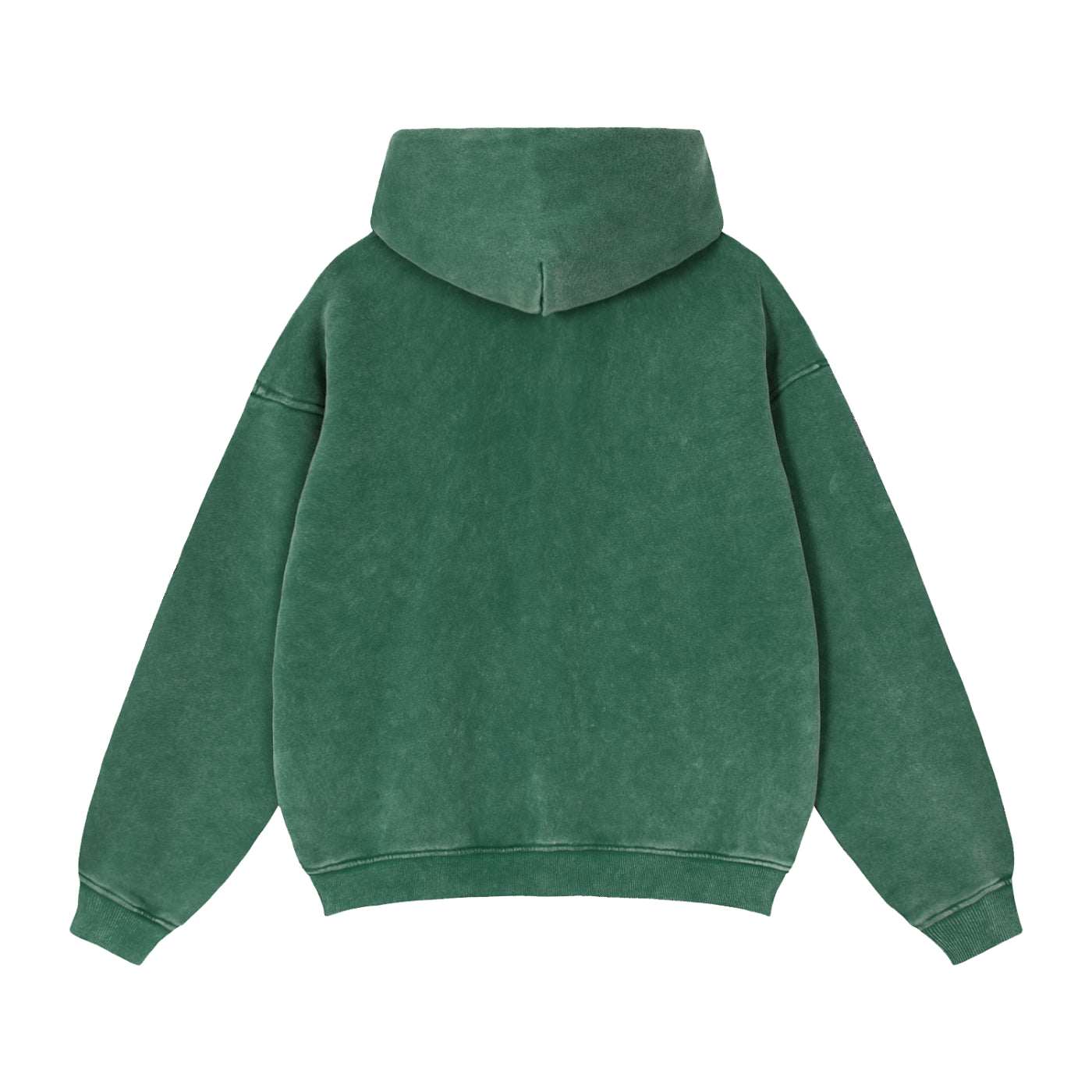 Mens Zip Up Hoodies Zip-Through Boxy Fleece Hoodie Streetwear Styling.