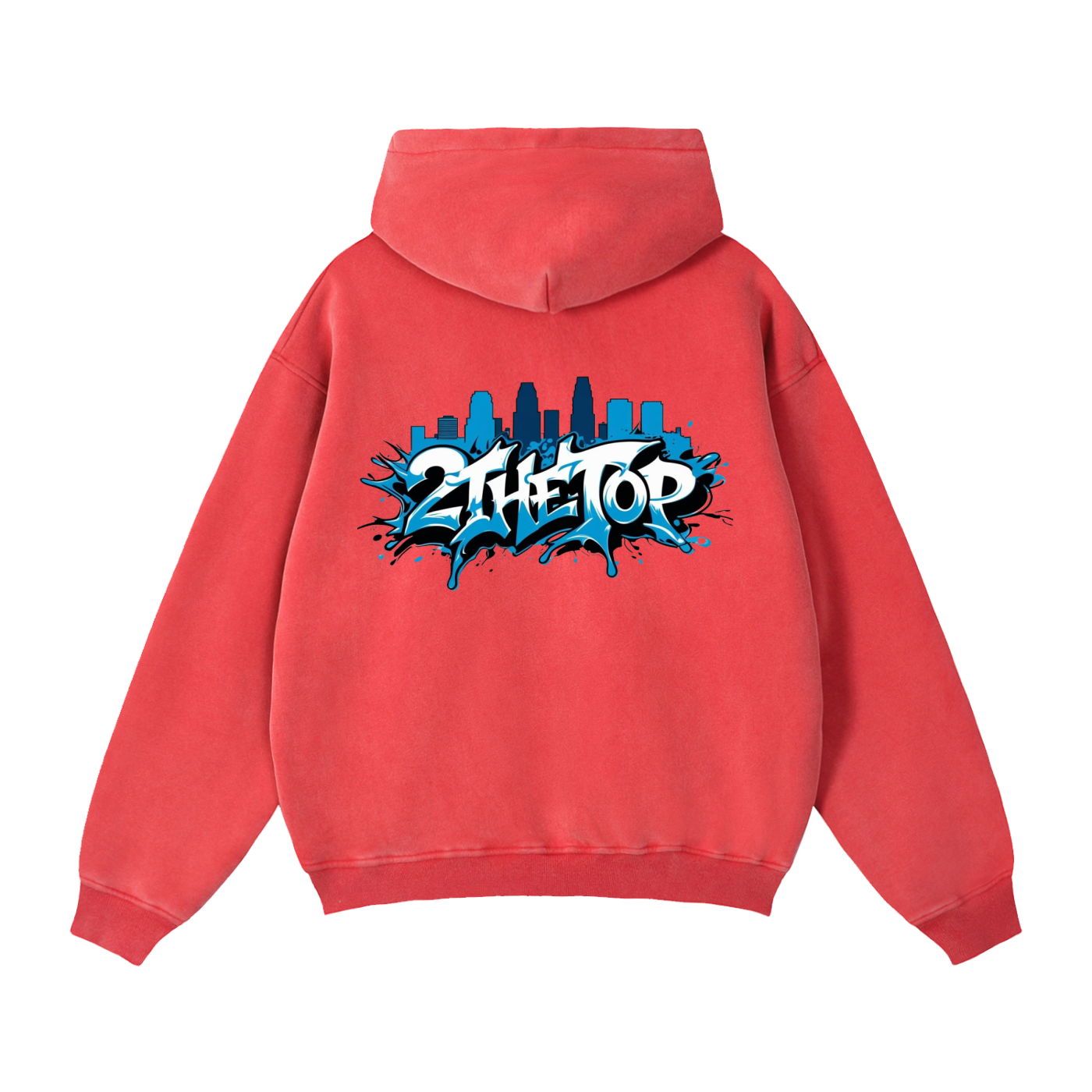 Zip-Through Boxy Fleece Hoodie