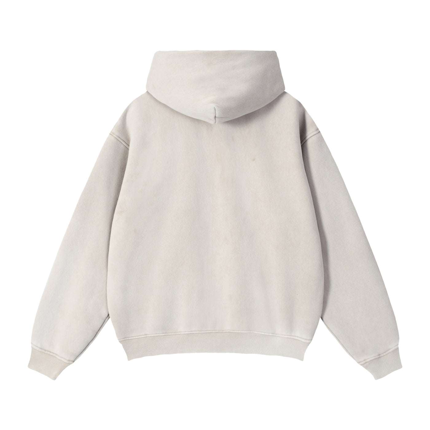 Mens Zip Up Hoodies Zip-Through Boxy Fleece Hoodie Streetwear Styling.