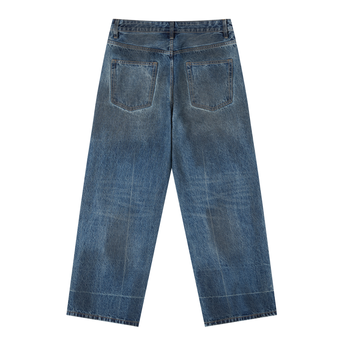 Loose Fit Jeans Vintage Wash Baggy Denim Jeans