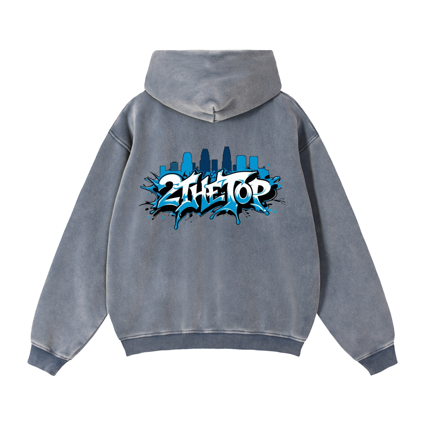 Zip-Through Boxy Fleece Hoodie