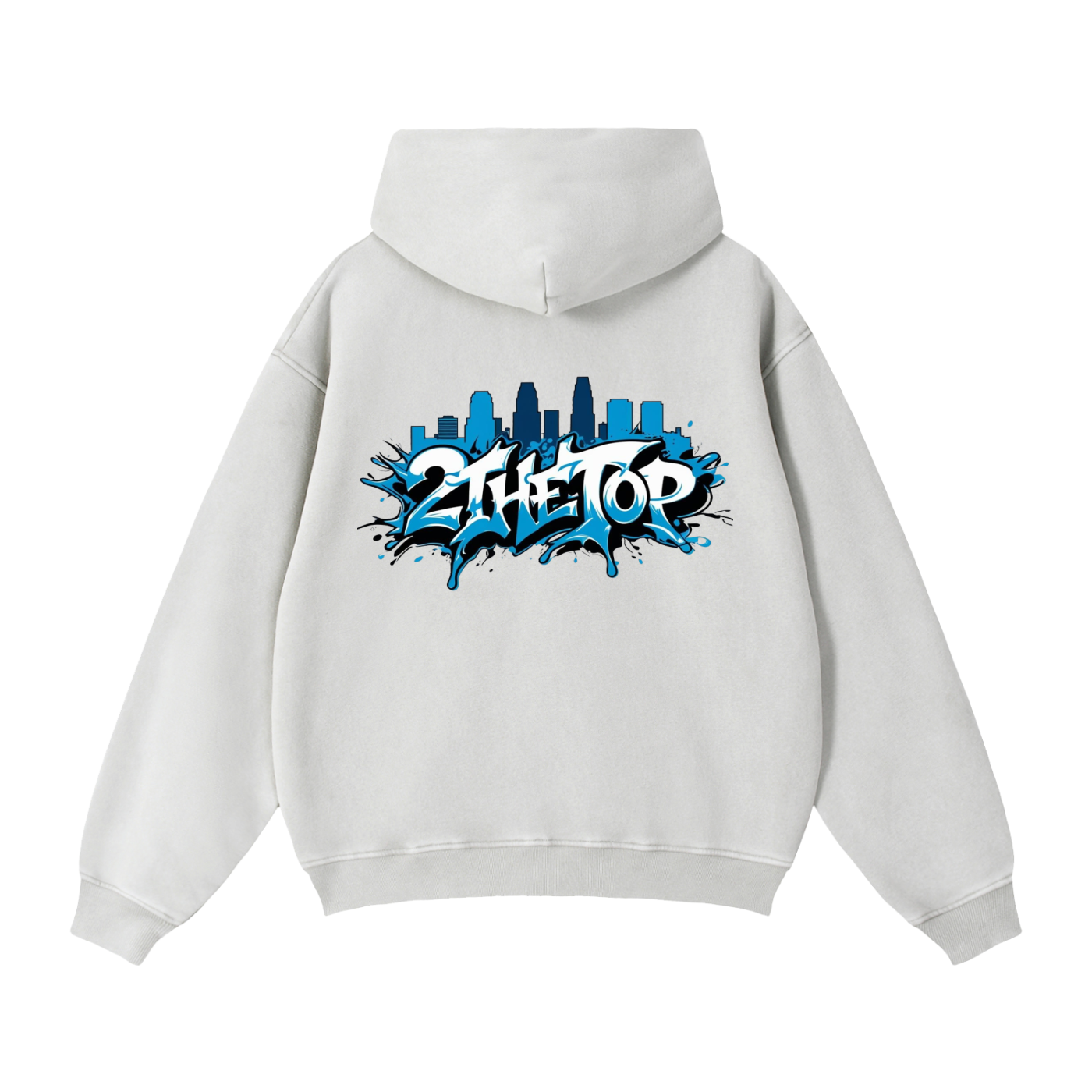 Zip-Through Boxy Fleece Hoodie