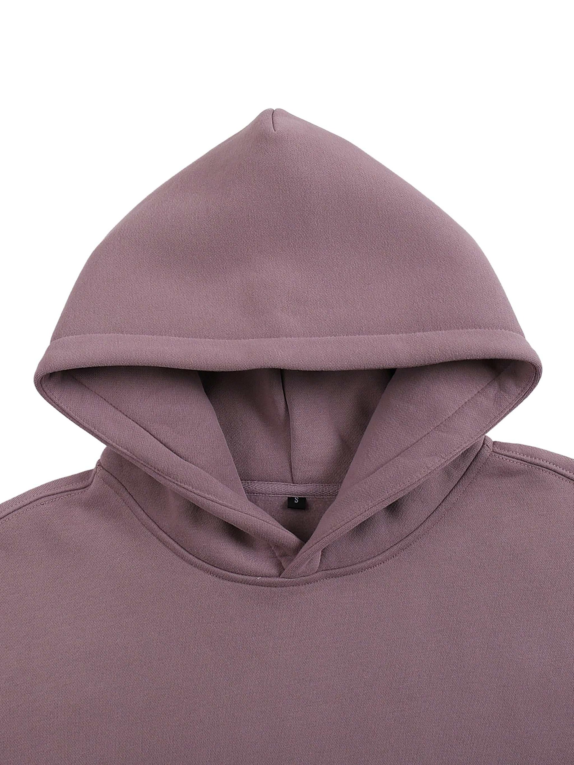Heavy Sweatshirt Oversize Fleeced Hoodie
