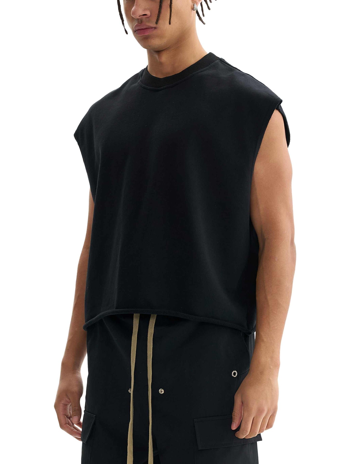 French Terry Boxy Tank Top
