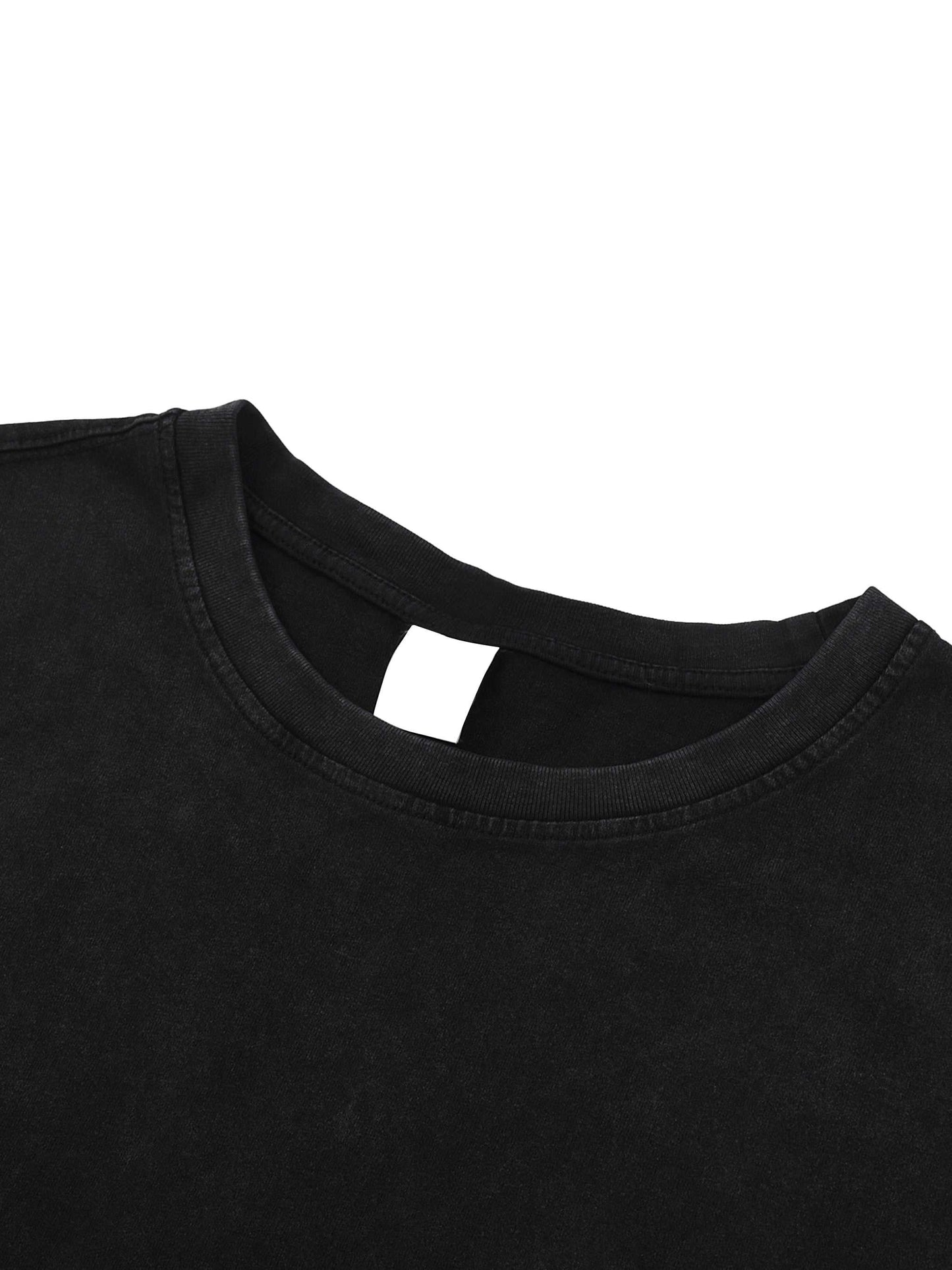 Snow Washed Raw-Hem Tank Top