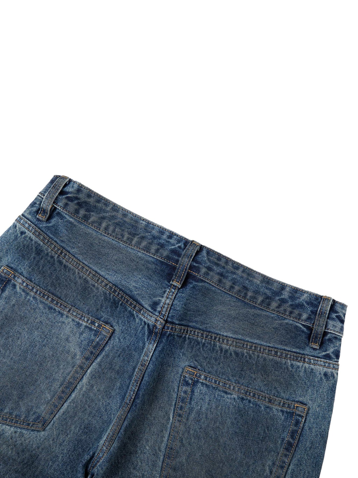Loose Fit Jeans Vintage Wash Baggy Denim Jeans