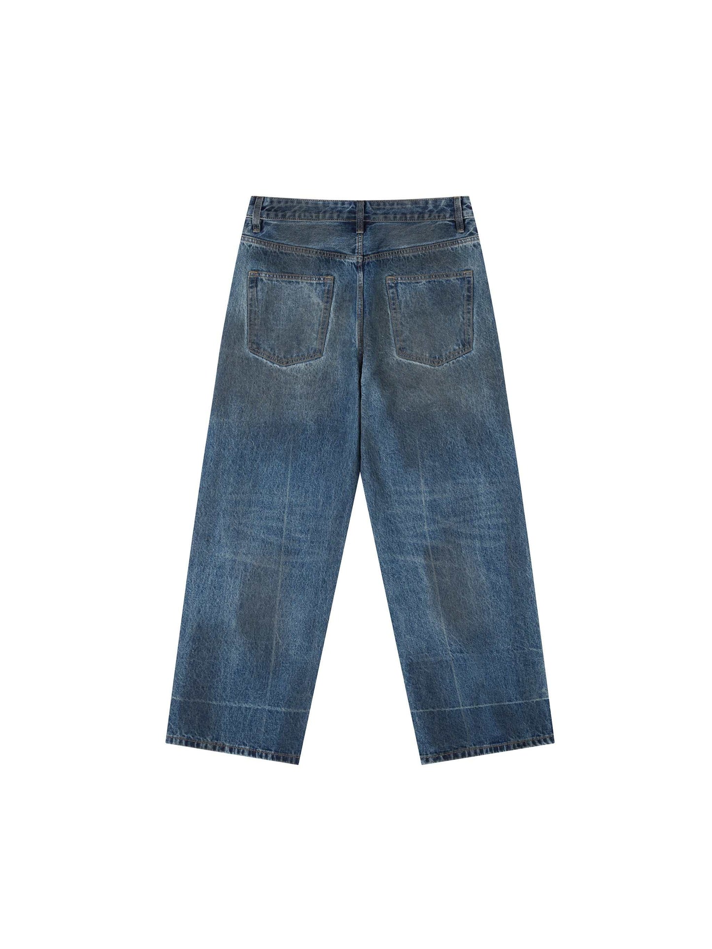 Loose Fit Jeans Vintage Wash Baggy Denim Jeans