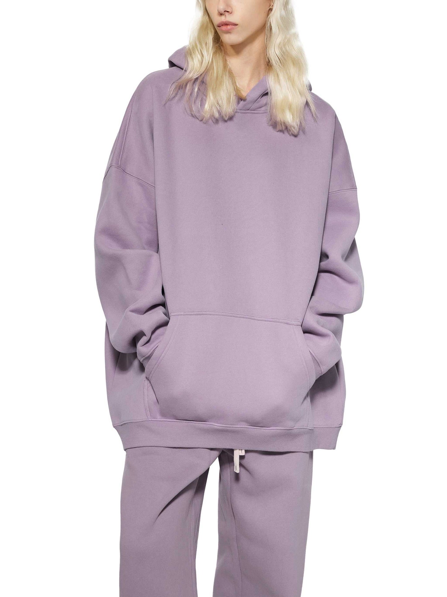 Heavy Sweatshirt Oversize Fleeced Hoodie