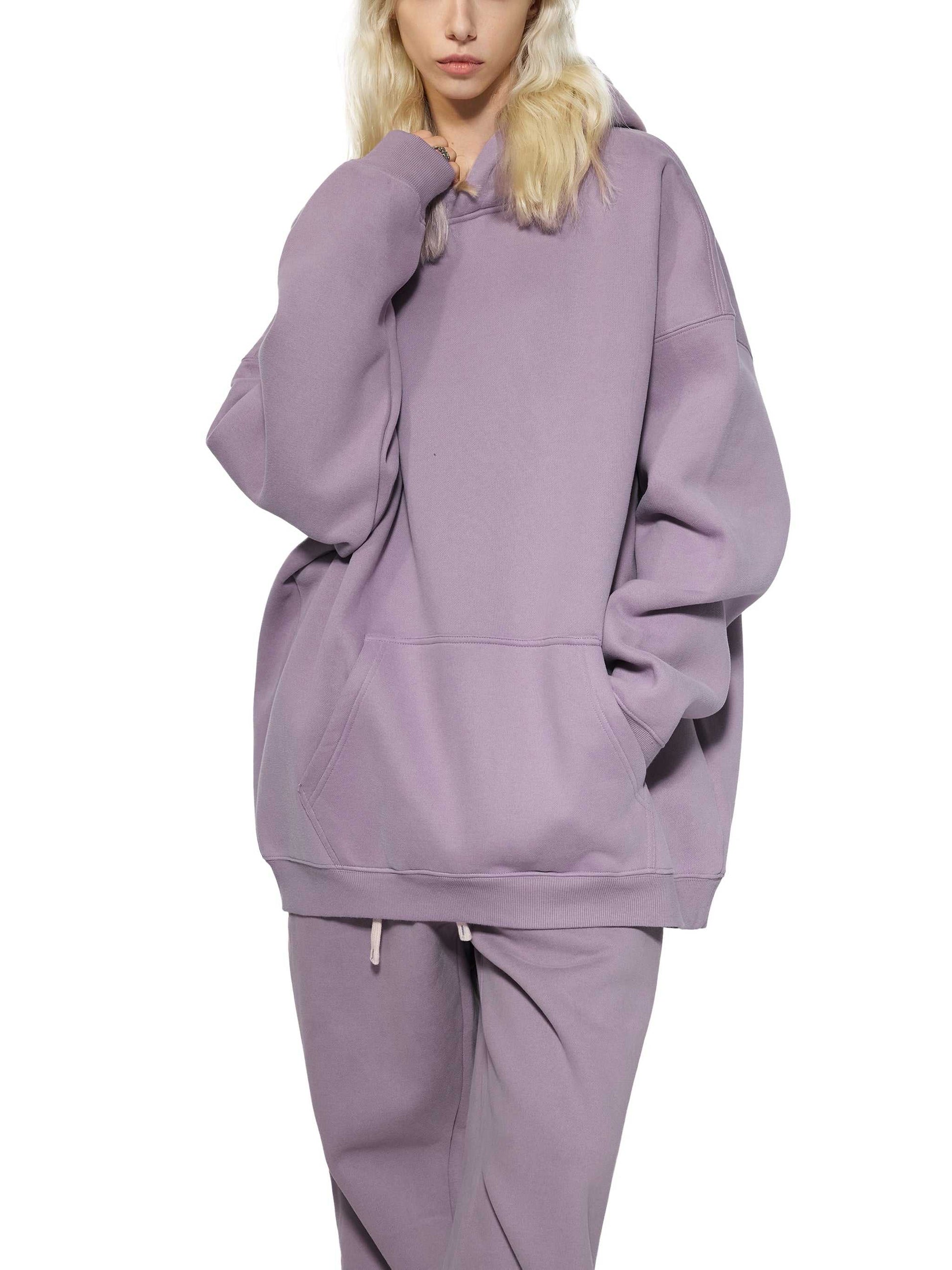 Heavy Sweatshirt Oversize Fleeced Hoodie