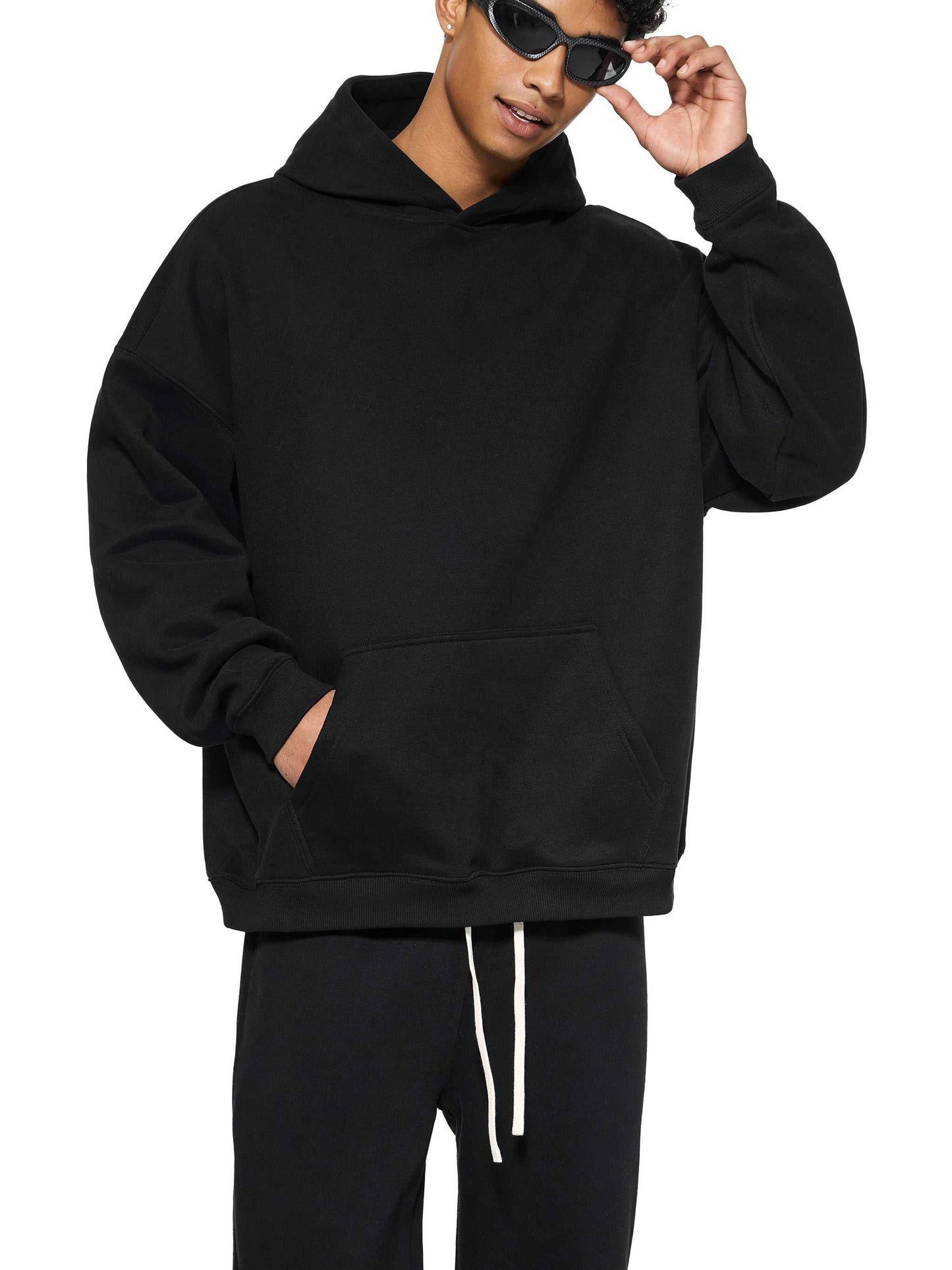 Heavy Sweatshirt Oversize Fleeced Hoodie