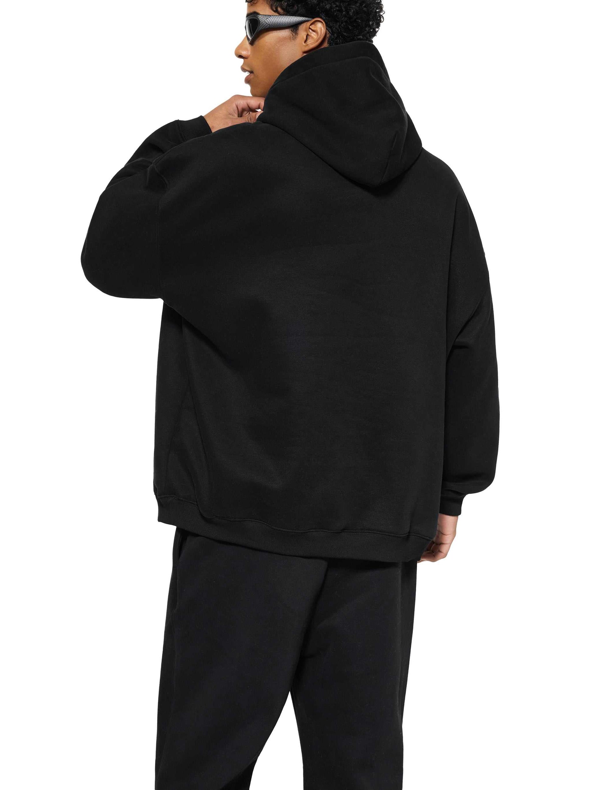 Heavy Sweatshirt Oversize Fleeced Hoodie