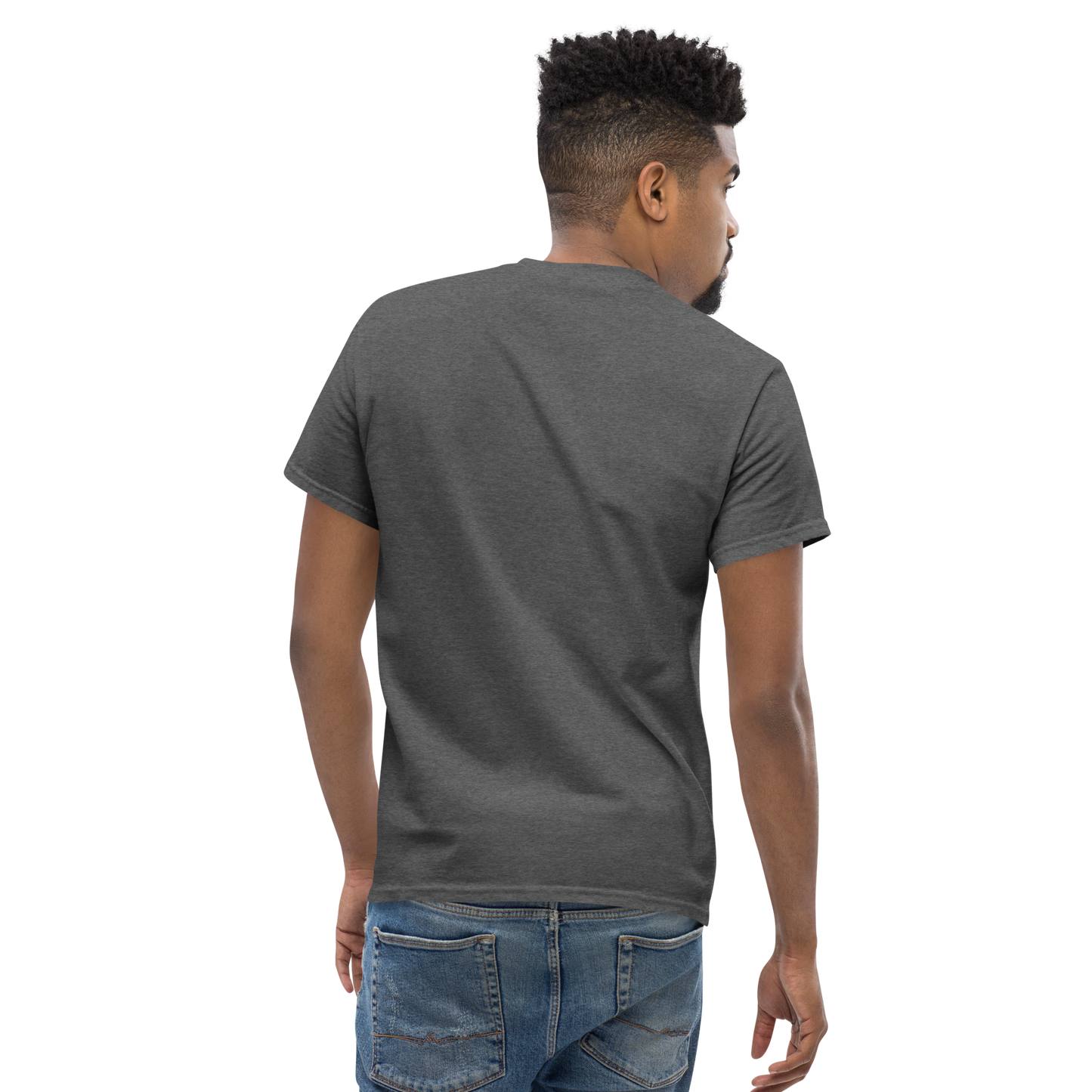 Men's streetwear graphics t-shirt with astronaut design on comfortable cotton fabric