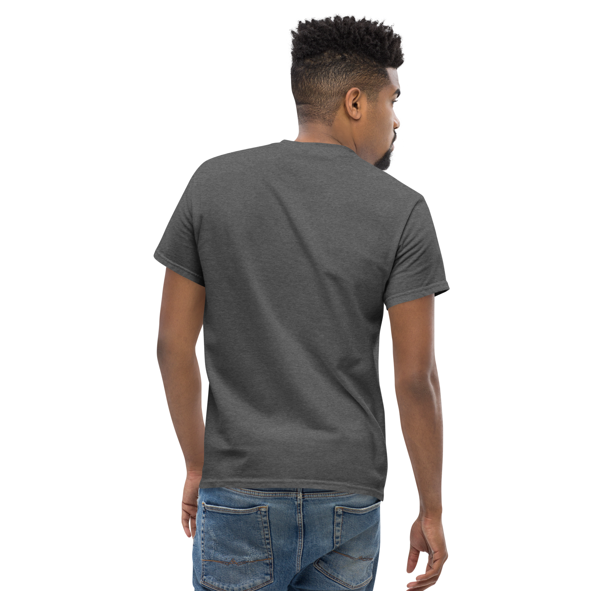 Men's streetwear graphics t-shirt with astronaut design on comfortable cotton fabric