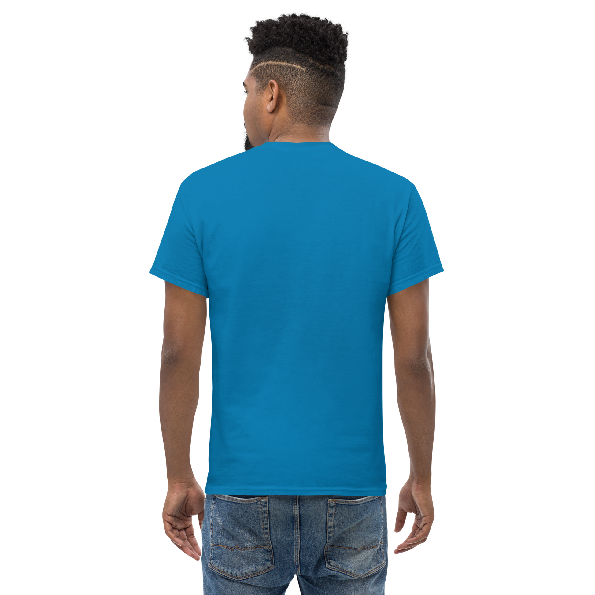 Men's graphics t-shirt with astronaut design for streetwear style